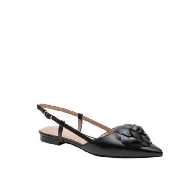 Linea Paolo Cammy Slingback Pointed Toe Flat - Picture 3 of 5